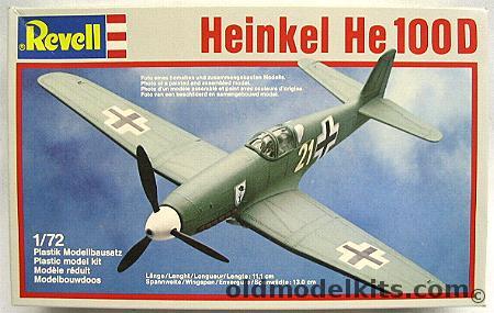 Revell 1/72 Heinkel He-100D, 4142 plastic model kit